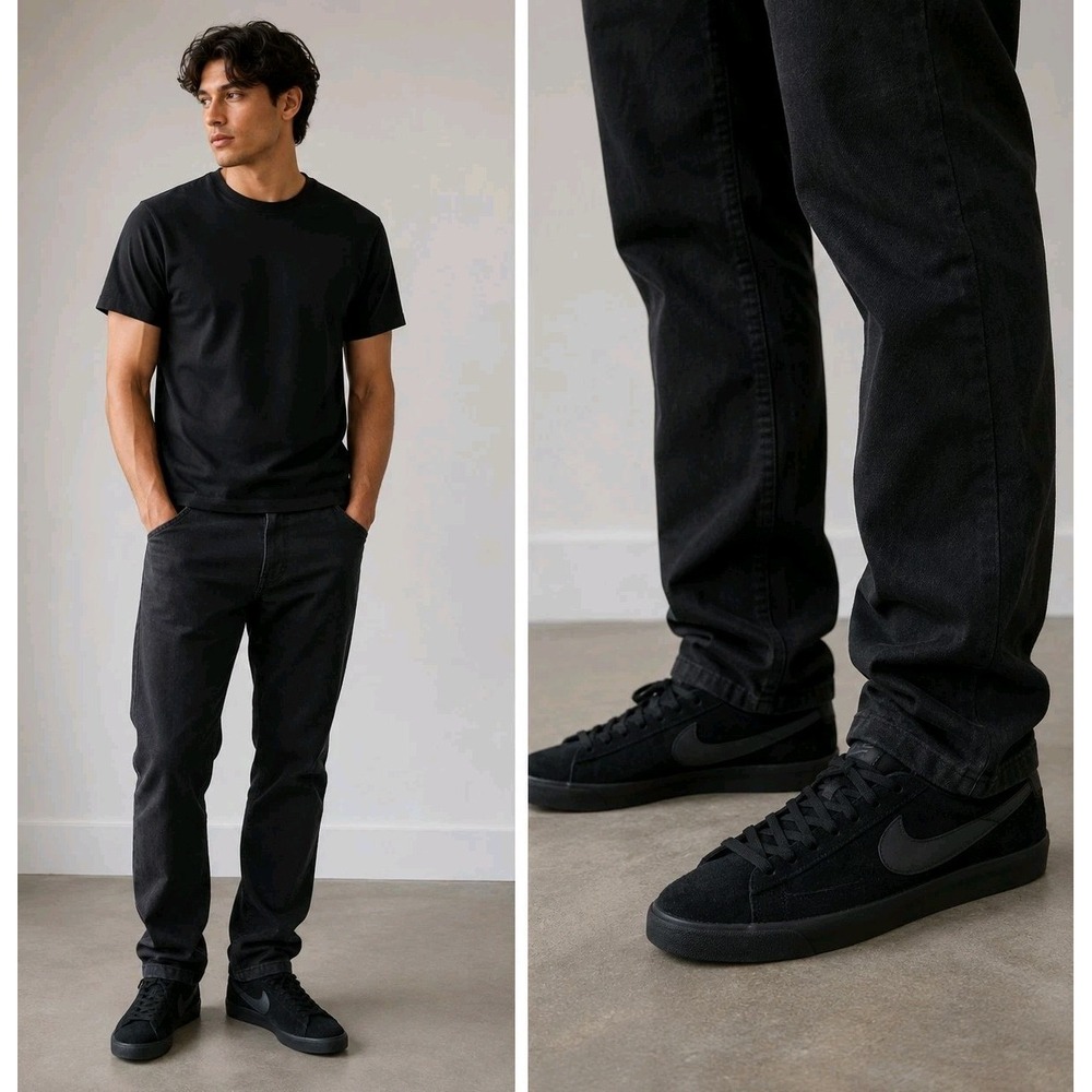 Nike SB Zoom Air Blazer Low Pro GT Triple Black Anthracite 13 Grant Taylor